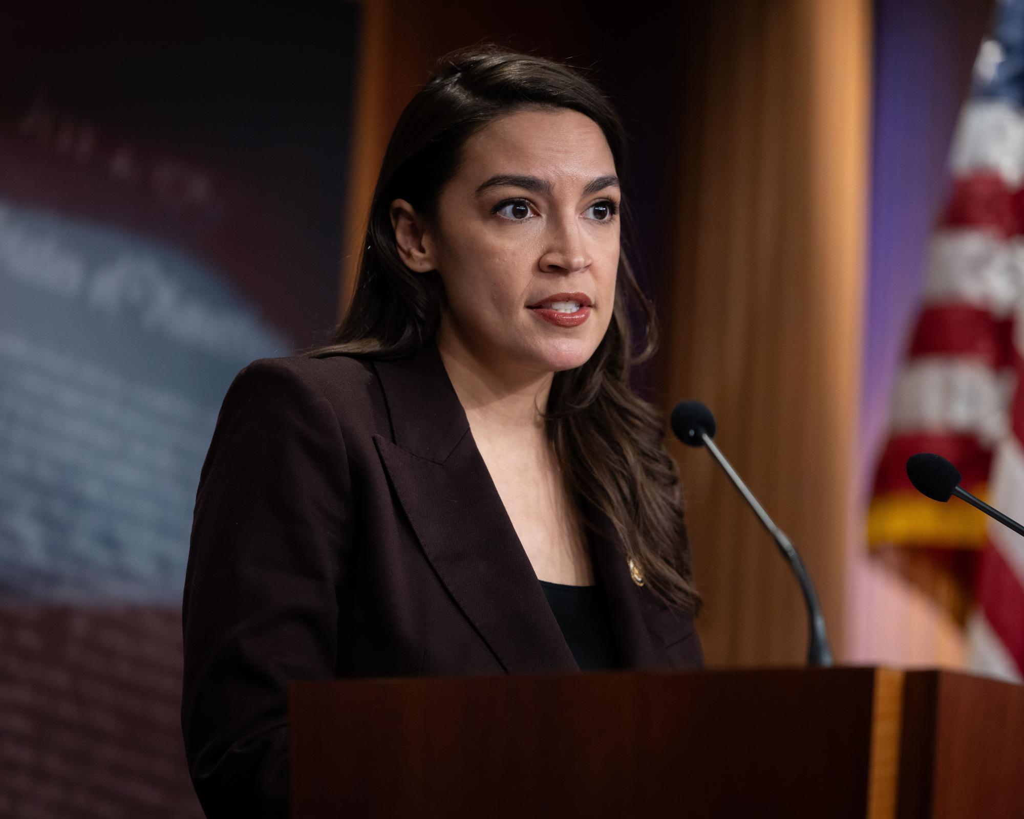 AOC vows to block future US military aid to Israel, including for defensive systems