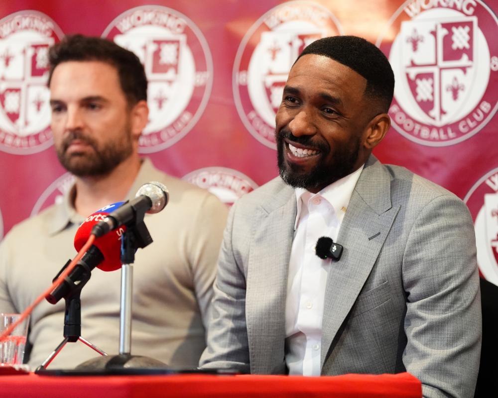Jermain Defoe grateful and happy to ‘earn his stripes’ before start as Woking manager